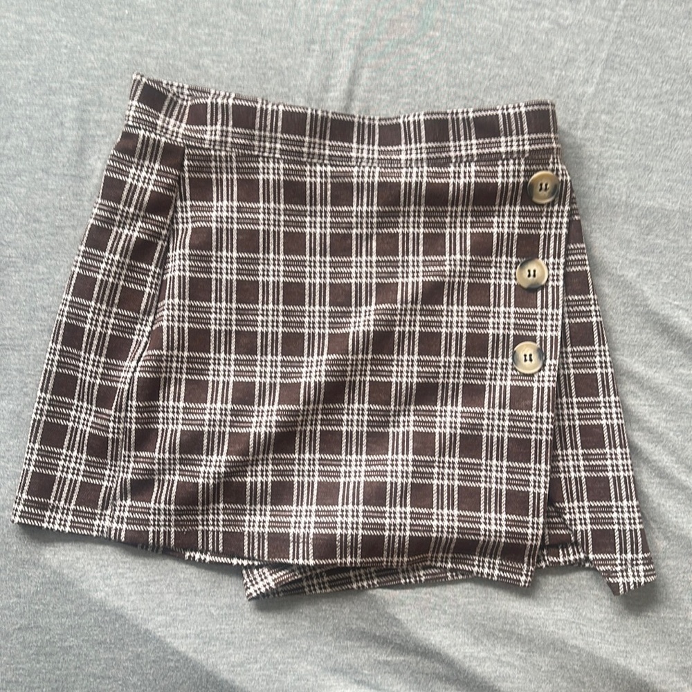 Altar’d State Plaid Skort - Picture 1 of 12